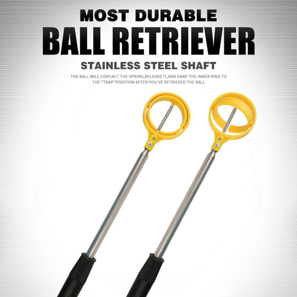 1Pc Golf Ball Pick Up Tools Telescopic Golf Ball Retriever Retracted Golf Pick up Automatic Locking Scoop Saver Shaft Tool