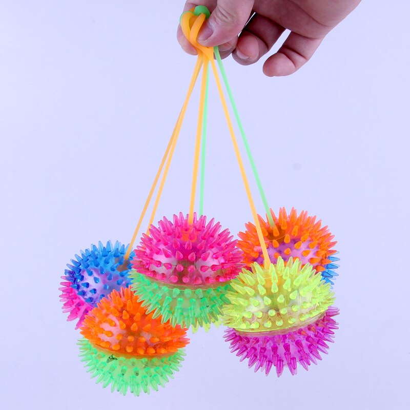 Balle de Massage lumineuse pour chien, jouet pour animaux de compagnie, coloré et doux: 6.5cm B