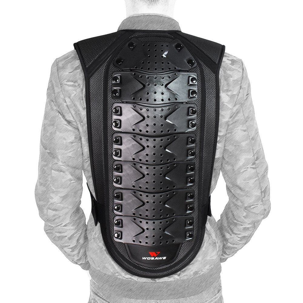 WOSAWE Sports Motocross Armor Protector Jacket Chest Ski Back Body Protection MTB Snowboard Motorcycle Protective Gear Suit