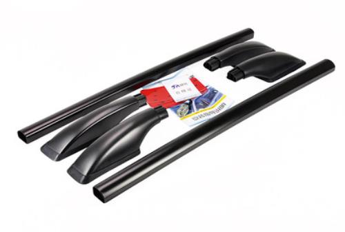 For Nissan Tiida hatchback Car Aluminum Alloy Roof rack Luggage Carrier bar Car Accessories: Black