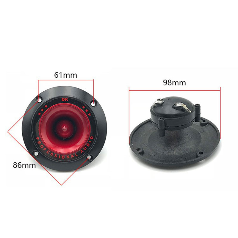 2 stücke Piezoelektrischen Hochtöner 3 "Audio Lautsprecher Höhen Keramik Piezo Lautsprecher PA/DJ Hochtöner Hause Subwoofer Bühne Sound: Default Title