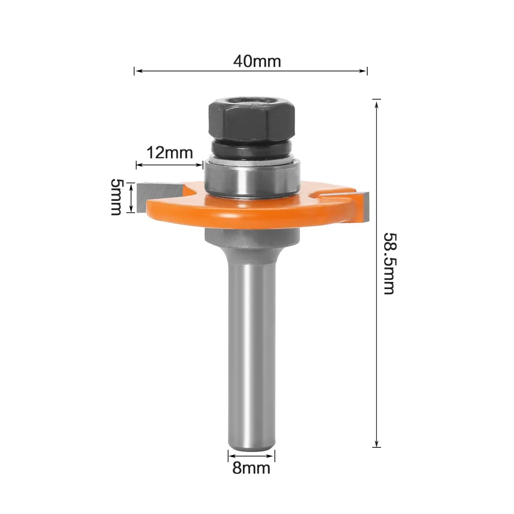 1PC 8MM Shank Milling Cutter Wood Carving T Type B... – Grandado