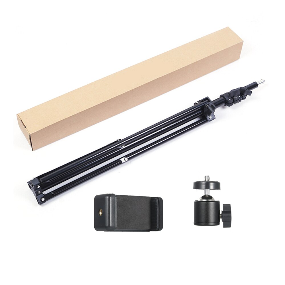 Trípode de luz Para fotografía de 50/160CM, Trípodes Para estudio fotográfico, fondos Para Movil, iluminación de vídeo, estudio