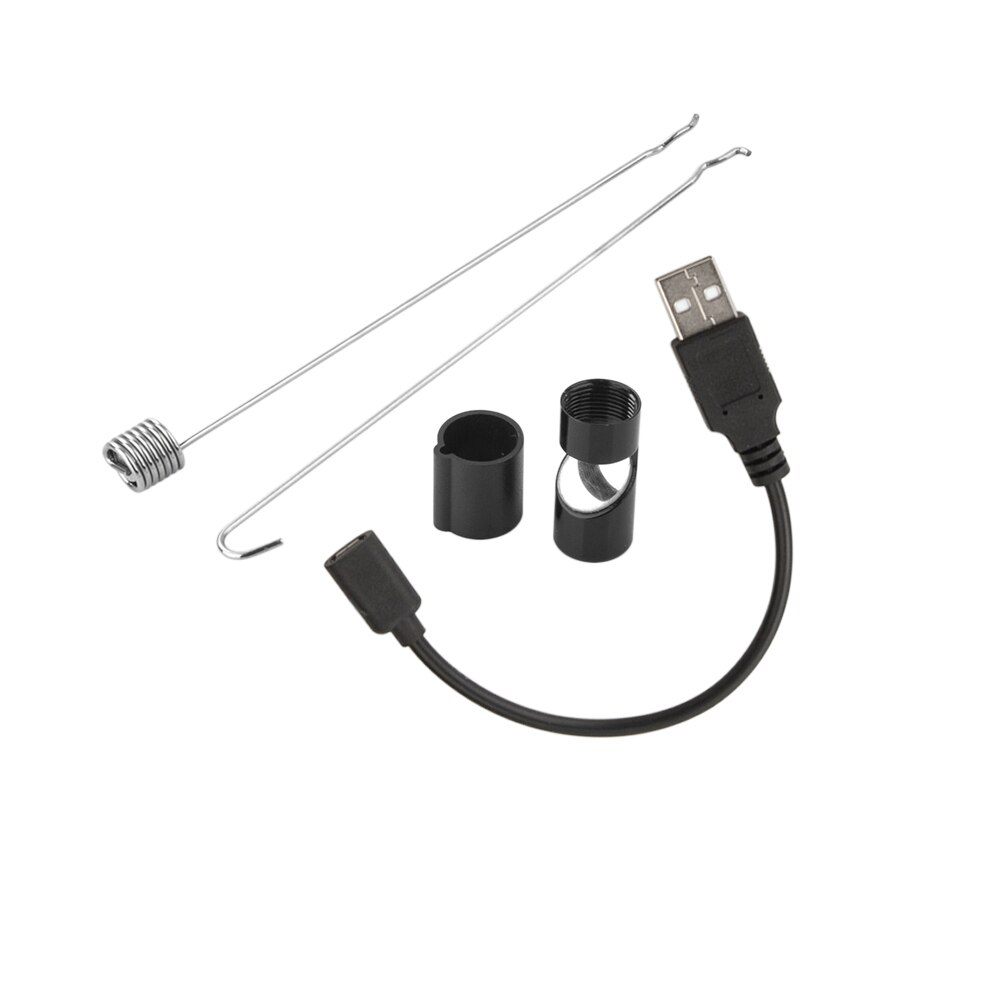 Cámara endoscópica USB Android lente de 8mm 1/2/3.5/5m 720P tubo de serpiente Flexible inspección endoscopio teléfono y PC boroscopio