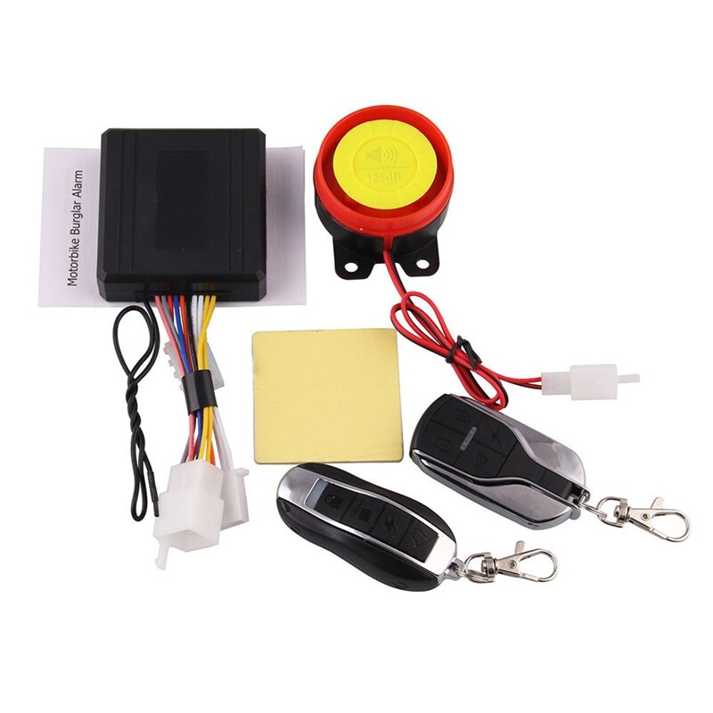 1 Set Remote Control Alarm Motorcycle Security System Motorcycle Anti-Theft Protection Bike Moto Scooter Motor Alarm System