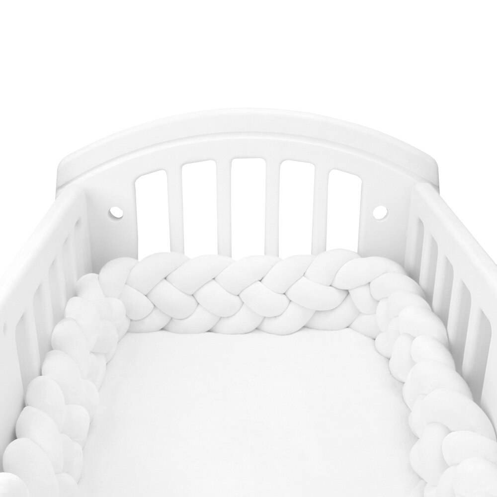 220CM nordisch Babybett flechten Stoßstange Art Zimmer Baby Bett umgeben Seite Beschützer freundlicher Schlafzimmer Dekoration Tour De zündete bebe Tresse: 10-220CM