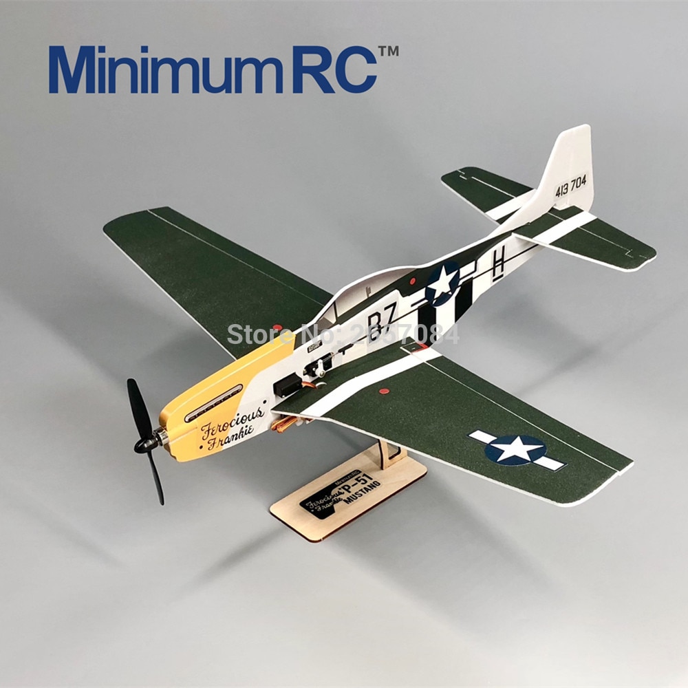 MinimumRC P-51 Mustang 360mm Wingspan 4 Channel Trainer Fixed-wing RC Airplane Outdoor Toys For Children Kids