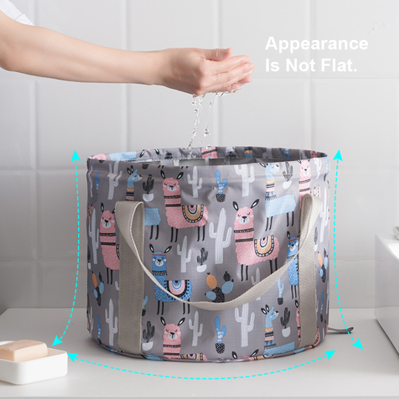 Foldable Foot Tub Portable Bath Bag Wash Basin Water Bucket Large Capacity Bath Feet Spa Massage Washing Tub For Outdoor Travel