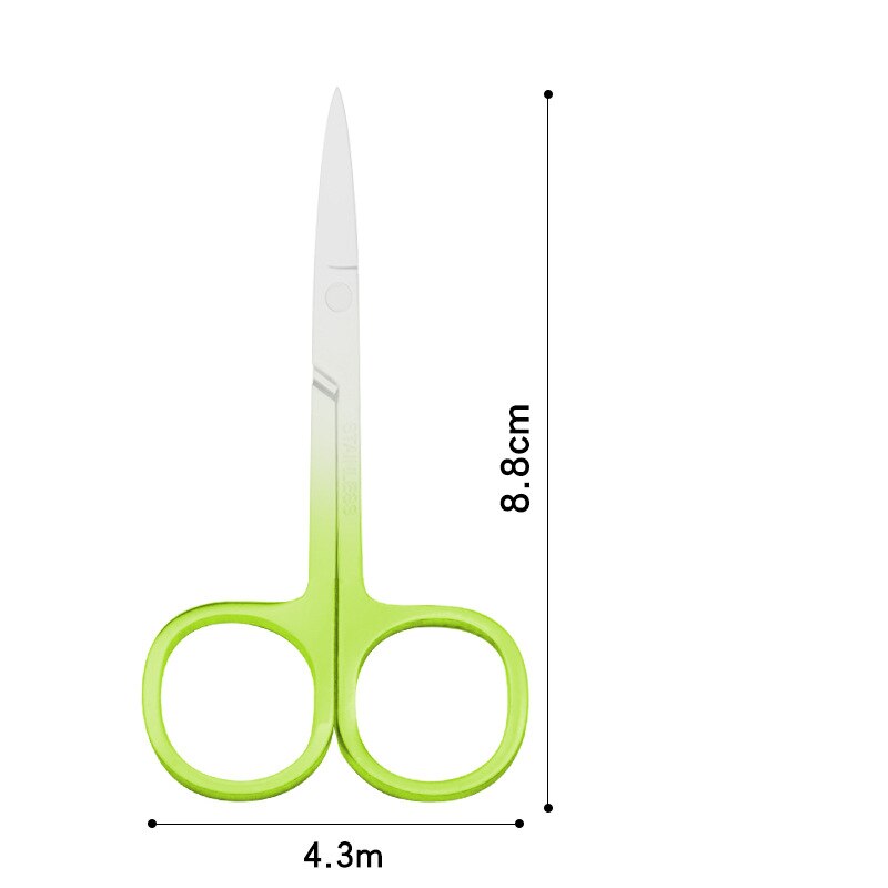 Grooming Scissors for Personal Care Facial Hair Removal and Ear Nose Eyebrow Trimming Stainless Steel Fine Straight Tip Scissors: SKU07