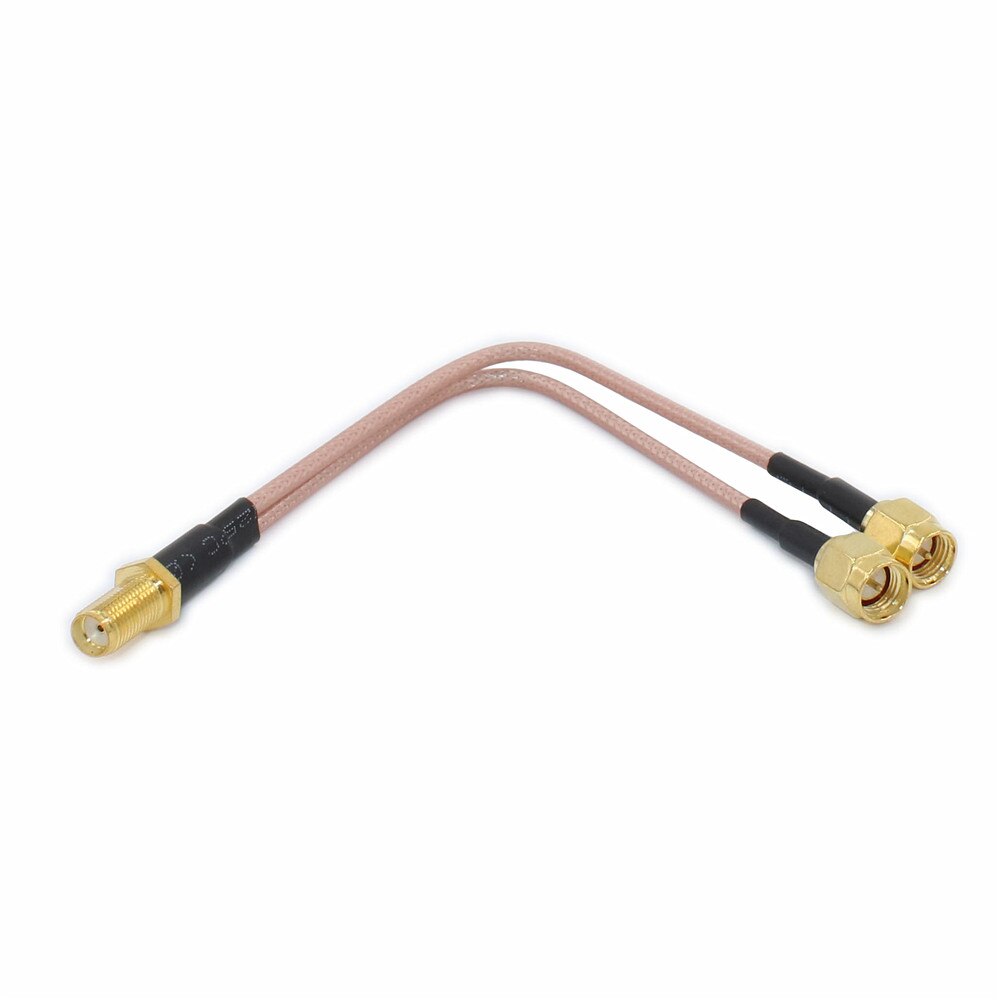 SMA femelle à CRC9/TS9/SMA/RP-SMA connecteur mâle adaptateur séparateur combineur RF Coaxial câble de queue de cochon RG316 pour les antennes de routeurs: A  SMA to SMA male