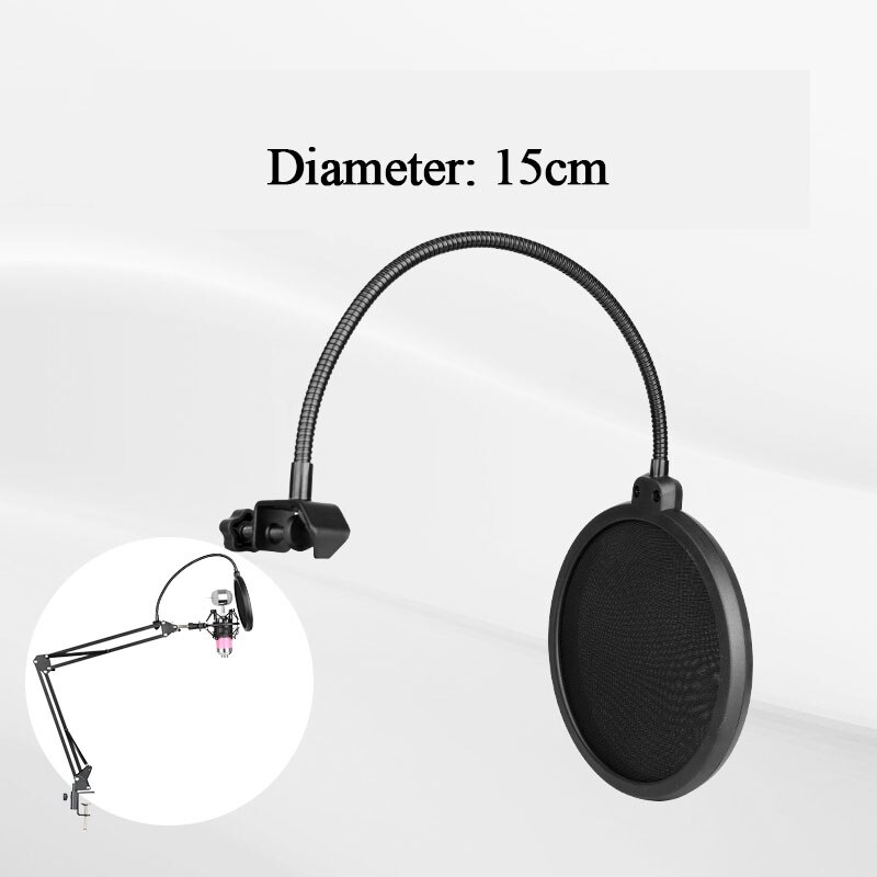 Universal Microphone Shock Mount Holder Tripod Recording Studio Microphone Stand For Computer Condenser Bracket Mic Holder Stick: C