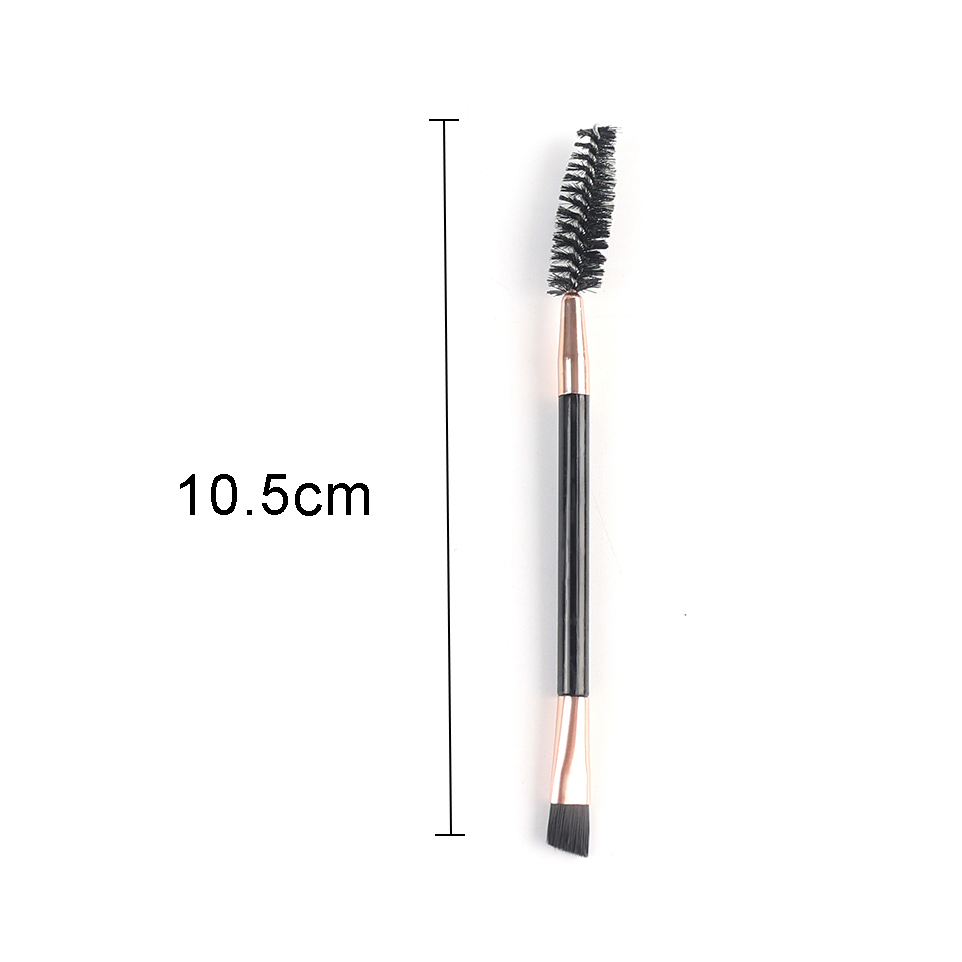 1/10 Uds. Cepillos suaves para pestañas, cepillo para cejas retorcido, contorno de codo, delineador de ojos, cepillos para mezclar ojos, herramienta de maquillaje cosmético: Morado