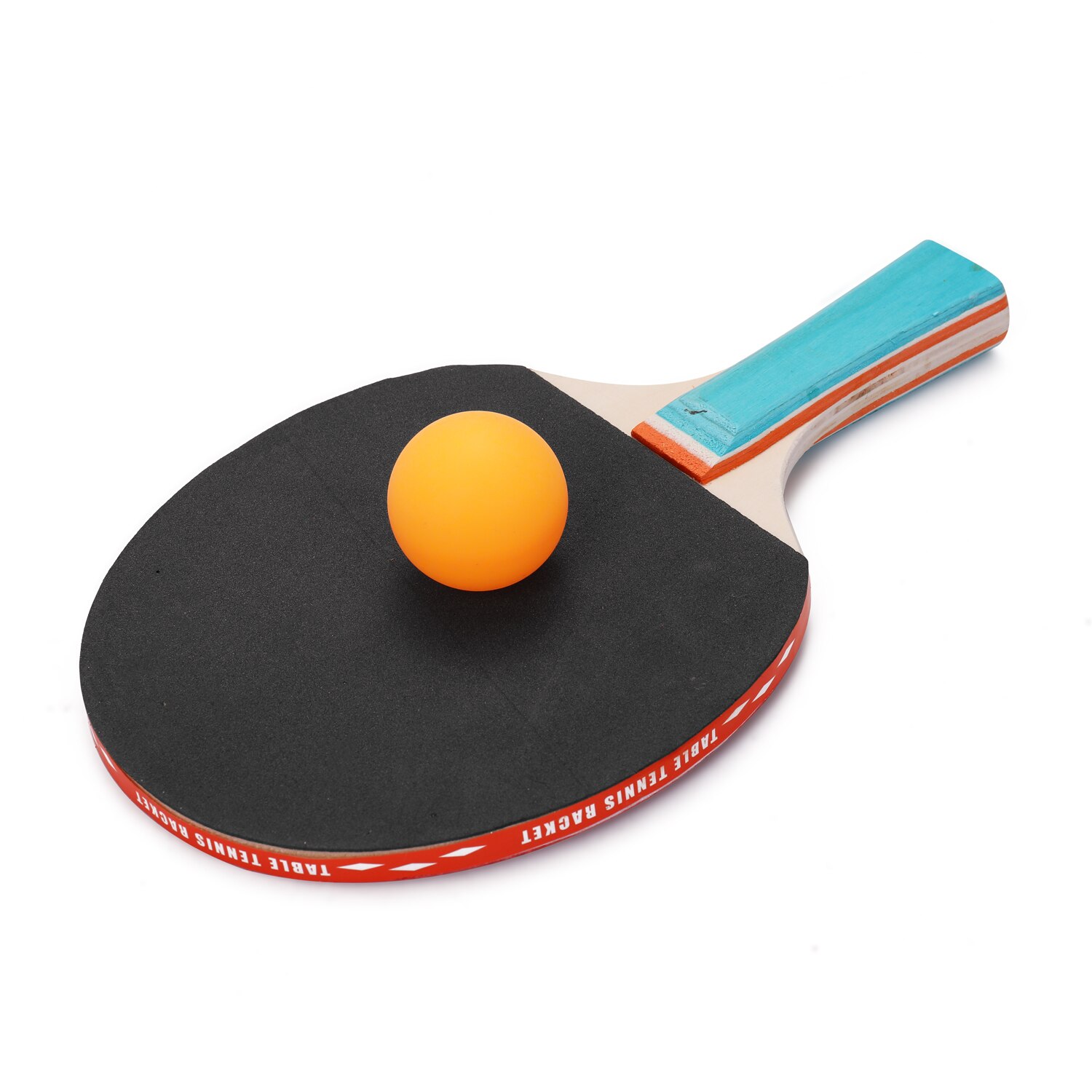 Lightweight Table Tennis Racket and Balls Set Powerful Short Handle Table Tennis Paddle Racket Kit Table Tennis Racket Sports