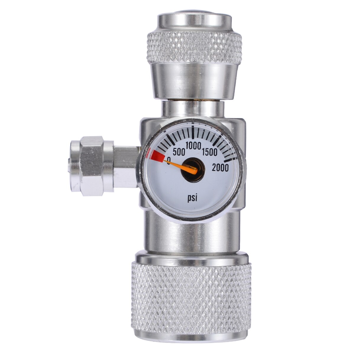 Aquarium CO2 Pressure Gauge Moss Plant Fish Single Pressure Gauge Aluminium Alloy Regulator Manometer Equipments