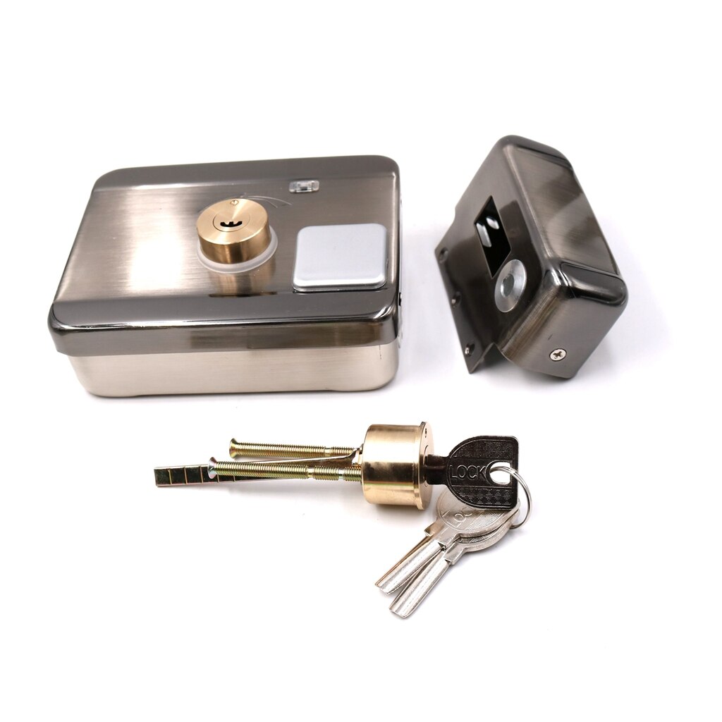 DC12V RFID 125khz EM Card Intelligent Electronic door lock Integral lock Door and Gate Access Control full kit