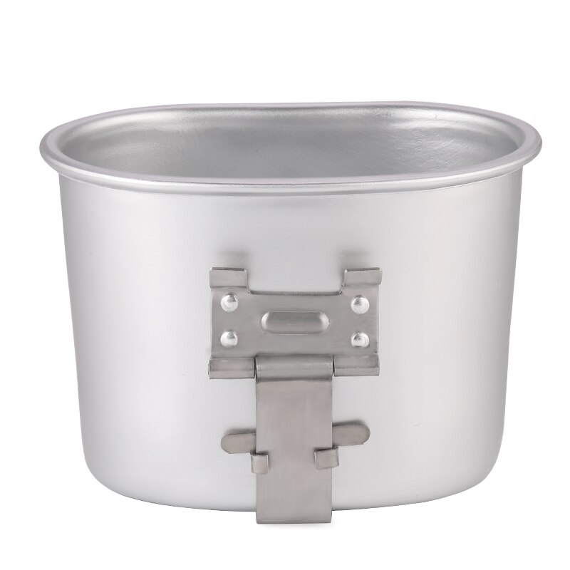 Tiartisan Outdoor Camping Aluminium Kantine Cup 700Ml Amy Kantines Cook Cup Met Inklapbare Handgreep Voor Bbq Reizen