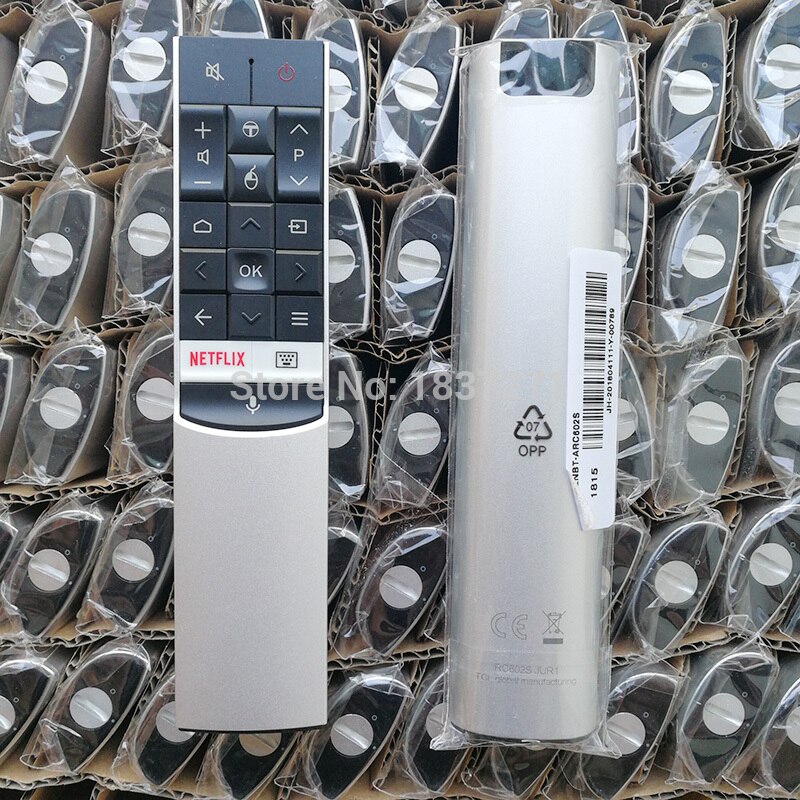 Télécommande vocale d'origine pour tcl U49/75/55/65C7006 U65/60/49/43/55P6046 U65/55X9006 65/50/55DP660 RC602S JUR1 UHD 4 K lcd tv