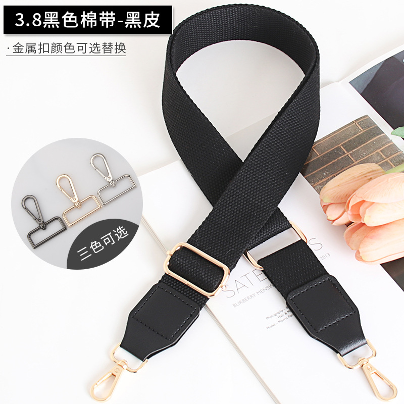 Effen kleur tasriem canvas damestas schouderriem accessoires enkele schouder diagonale overspanning lange schouderriem