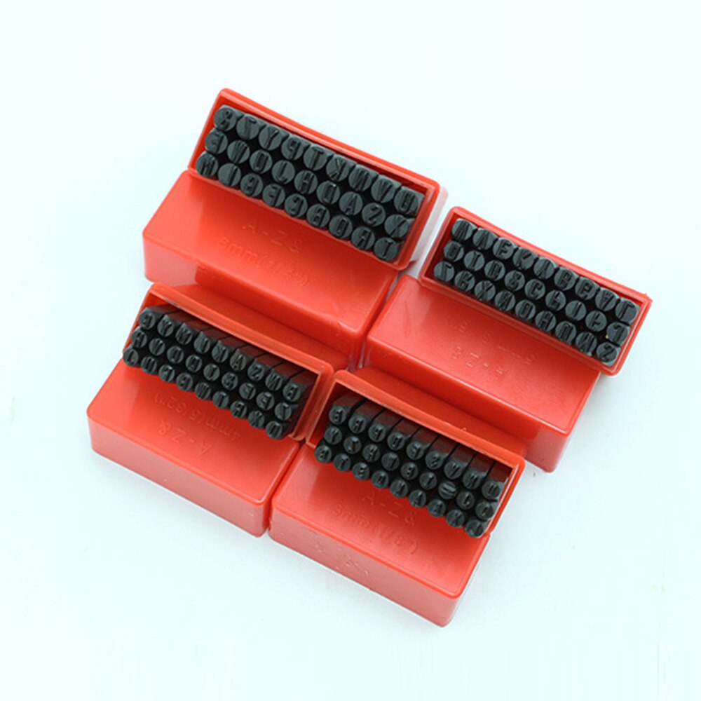 Steel Die Metal Stamping kit Punch Tool Number Letter Alphabet Stamps Tools DIY Jewelry Gold Silver Metal Leather LOGO Stamp