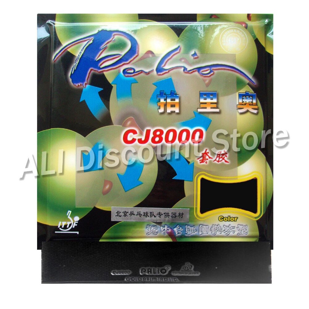 Palio ENERGIE 03 Blade met 2x CJ8000 H40-42 Rubbers voor een Tafeltennis Combo Racket FL