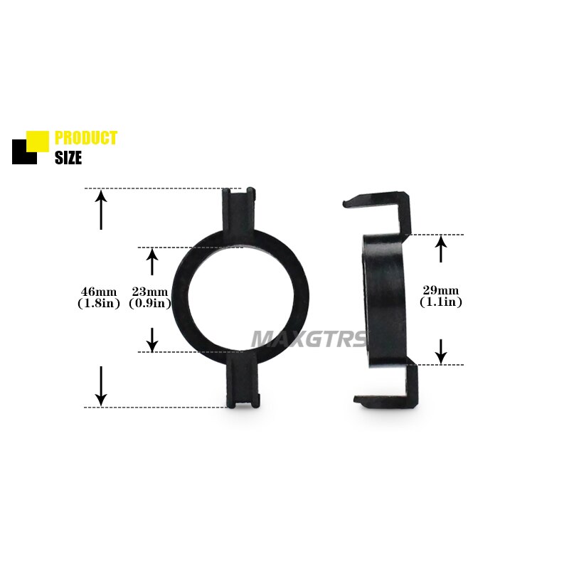 Metalen H7 HID Lamp Adapter Houder Clip Voor En Voor Mercedes, Perfect