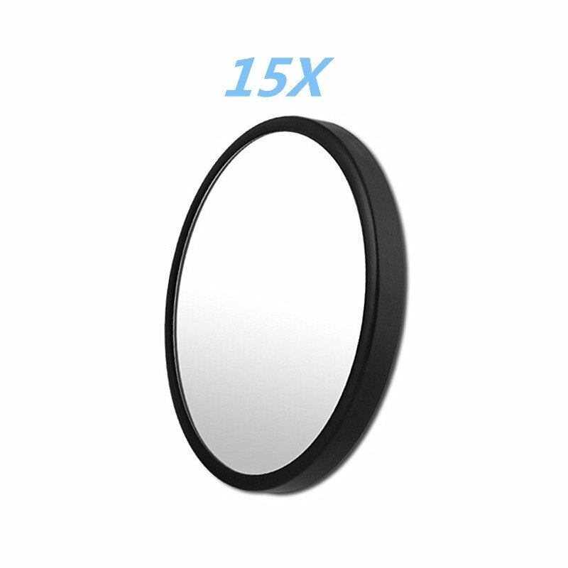 Makeup Mirror 3X/5X/10X/15X Magnifying Glass Mirrors Cosmetics Mirror With Suction Cup Women Beauty Makeup Tool Girl Boy: 15  times