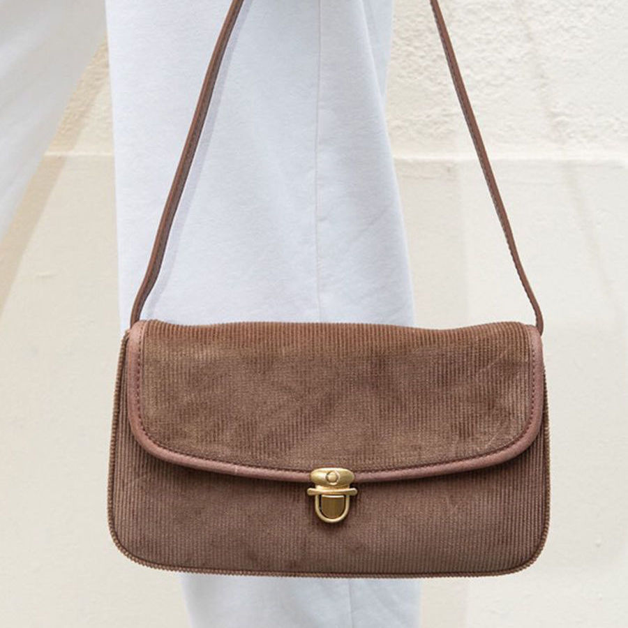 Sacs à bandoulière à la pour femmes, sacoche à main de style Brandy Melville rétro Hipster esthétique Vintage, sac carré tendance,