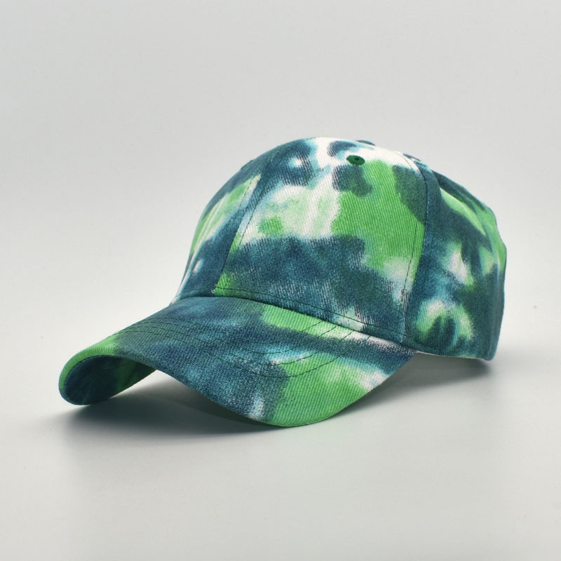 Mode Tie-Dye Baseball Cap Lente Mannen En Vrouwen Trend Paar Kleurrijke Snapback Hoed Outdoor Verstelbare Zon Graffiti bone: 2