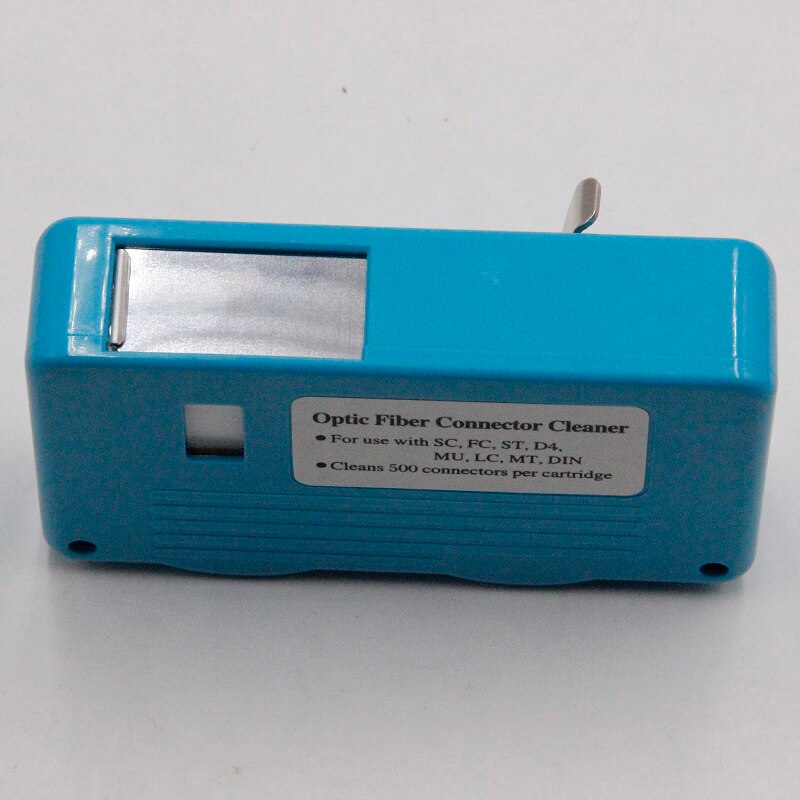 Optical Fiber Connector Cleaner with Replace core LC/SC/FC/ST Connector Universal Cleaning 500 Times Cassette Cleaning Box