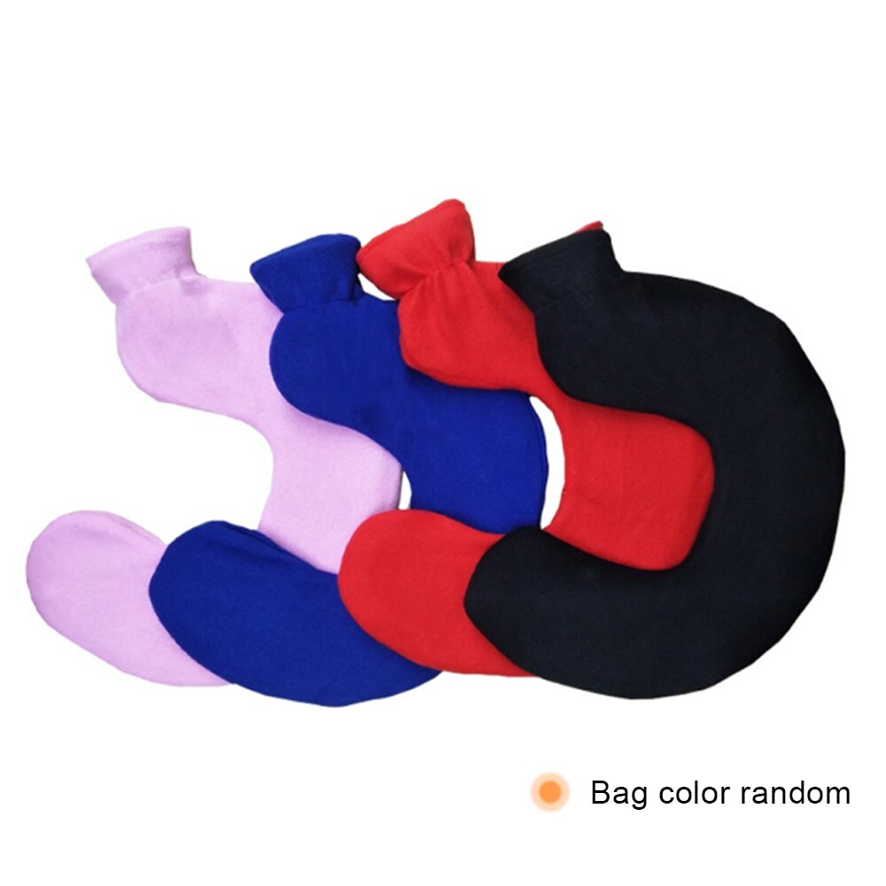 1000ml U-Shaped Rubber Water Bottle Bag Keep Hand Belly Warm Warmer Water Injection Warm Water Bag^^: 5