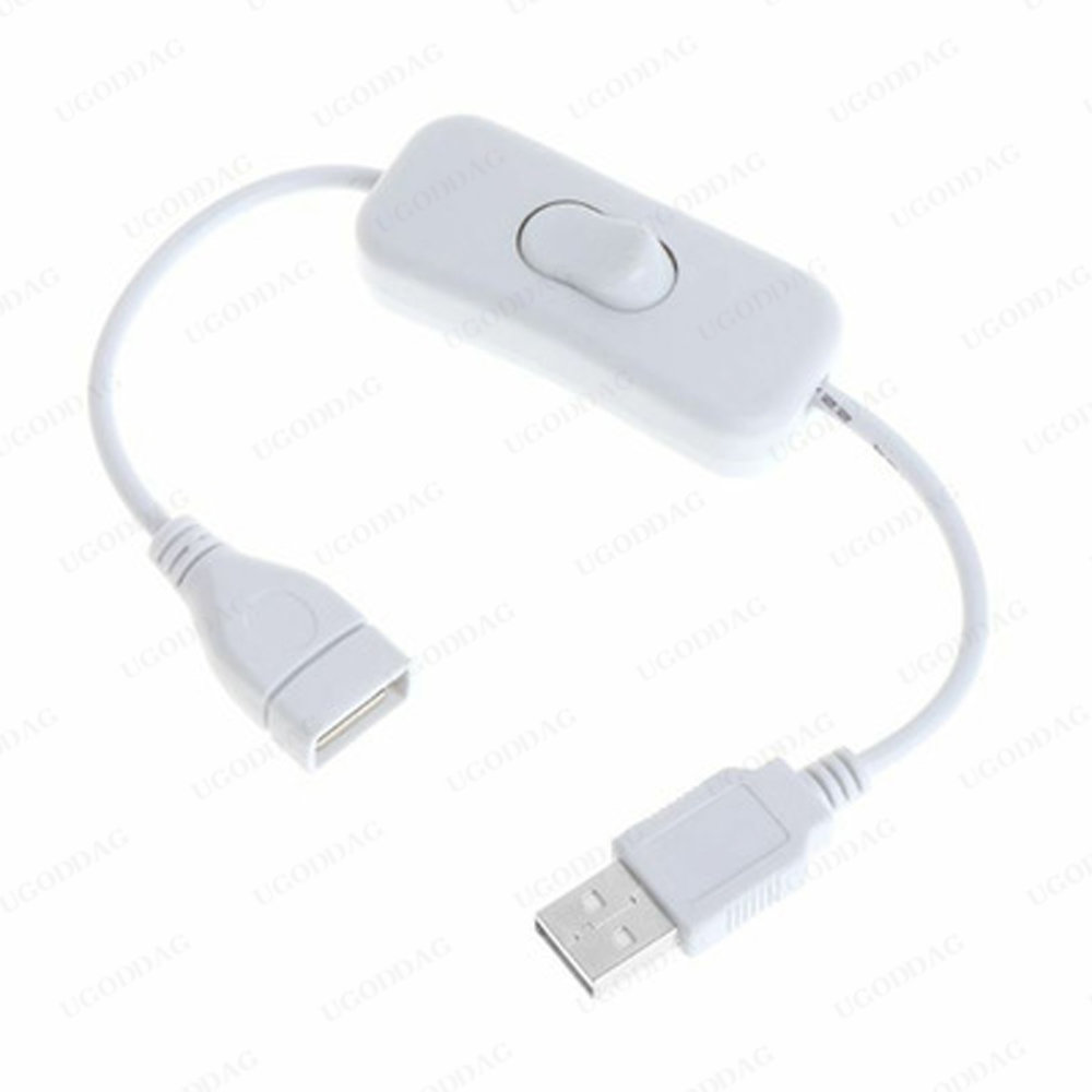 28cm USB Cable with Switch ON/OFF Cable Extension ... – Vicedeal