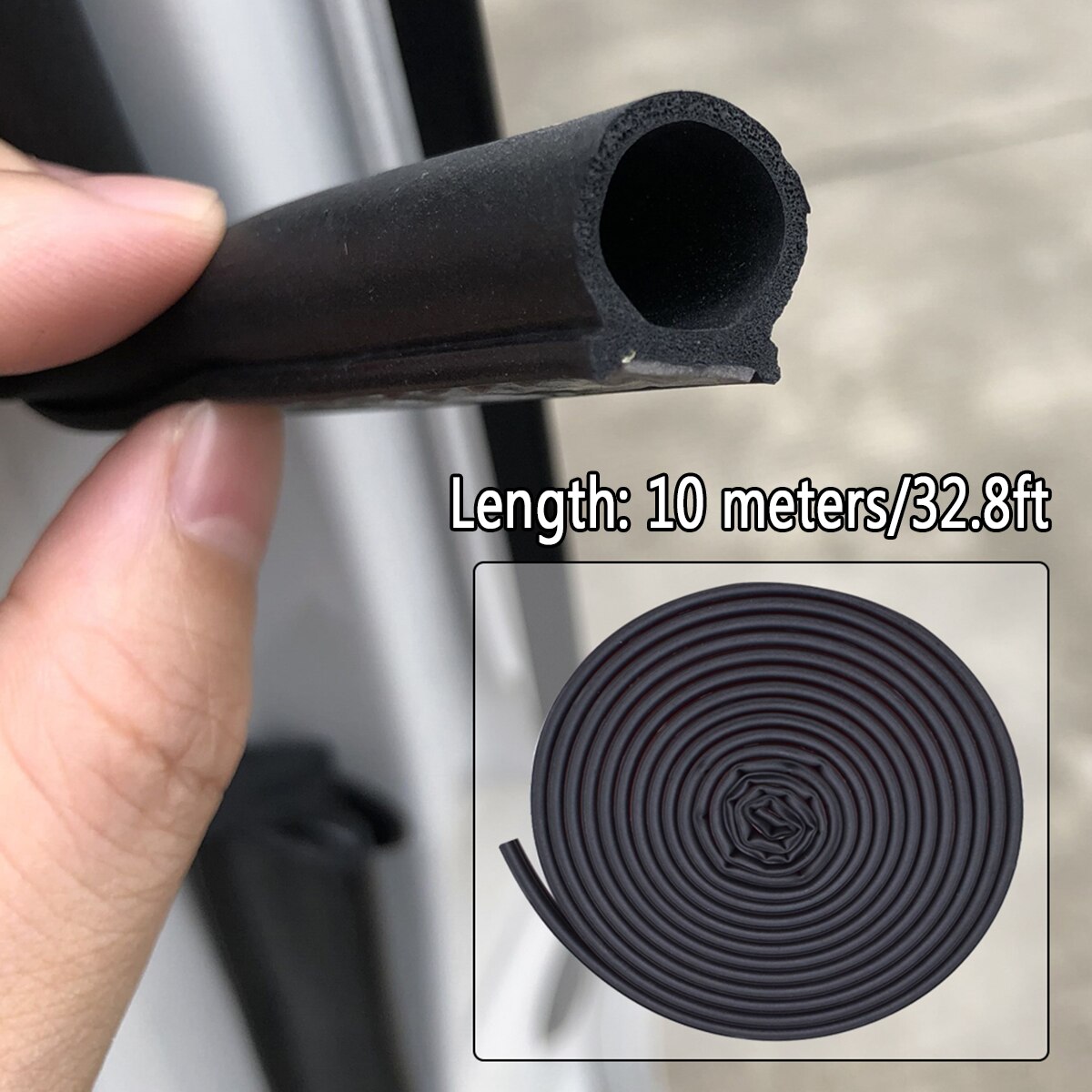 D form 10 m bil dør tetnings stripe epdm gummi lydisolert bil tetning til vw volkswagen  t5 t5.1 t6 transportør campervan california
