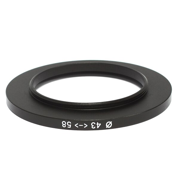 40.5mm-58mm/42mm-58mm/43mm-58mm/46mm-58mm/49mm-58mm Step-up Metal Filter Adapter Ring