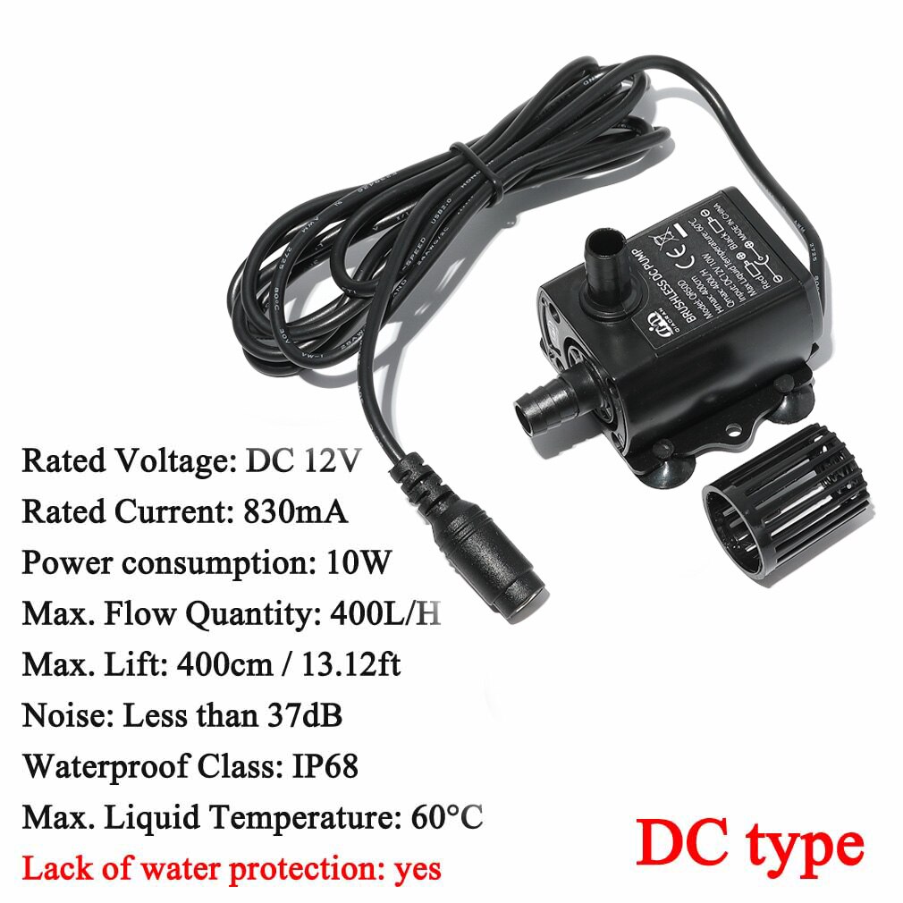 Ultra-quiet aquarium brushless energy-saving submersible pump small aquarium mini circulating water pump: Type 5