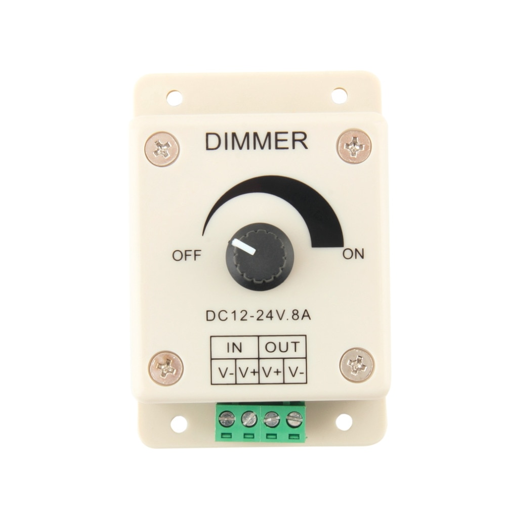 12V 8A PIR Sensor LED Strip Light lampen Dimmer Helderheid Controller