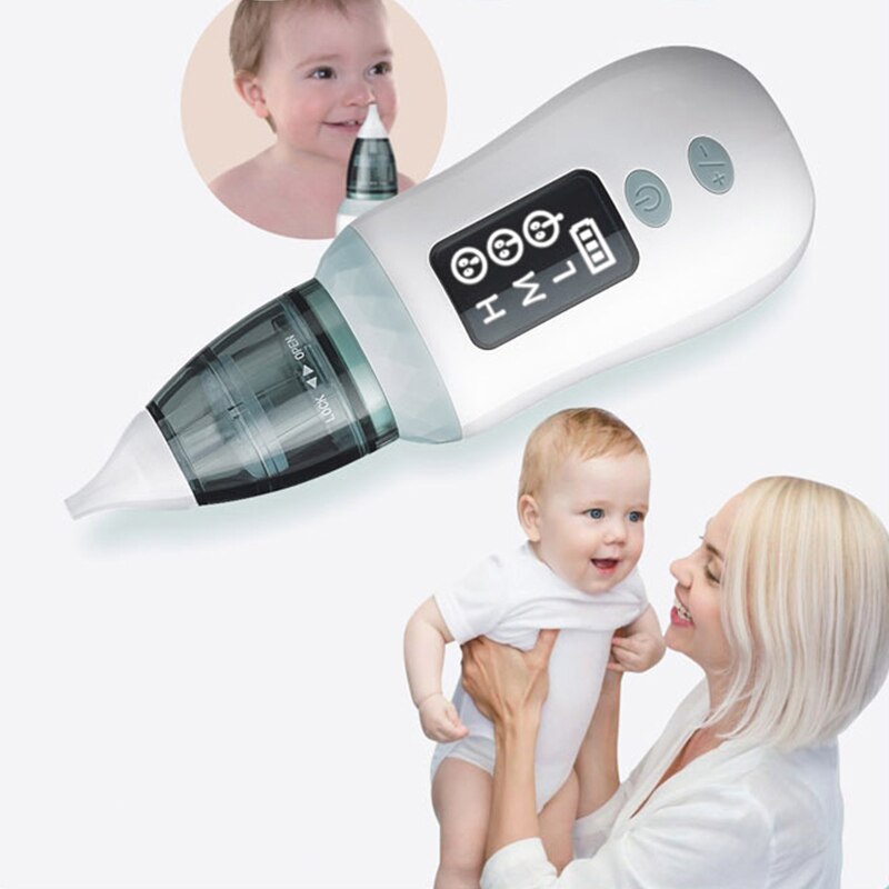 Aspirateur Nasal électrique Rechargeable pour -né, équipement de nettoyage pour bébé, hygiénique et sûr