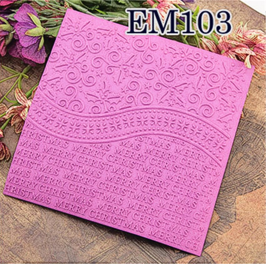 plastic Text craft card making paper card album wedding decoration clip Embossing folders