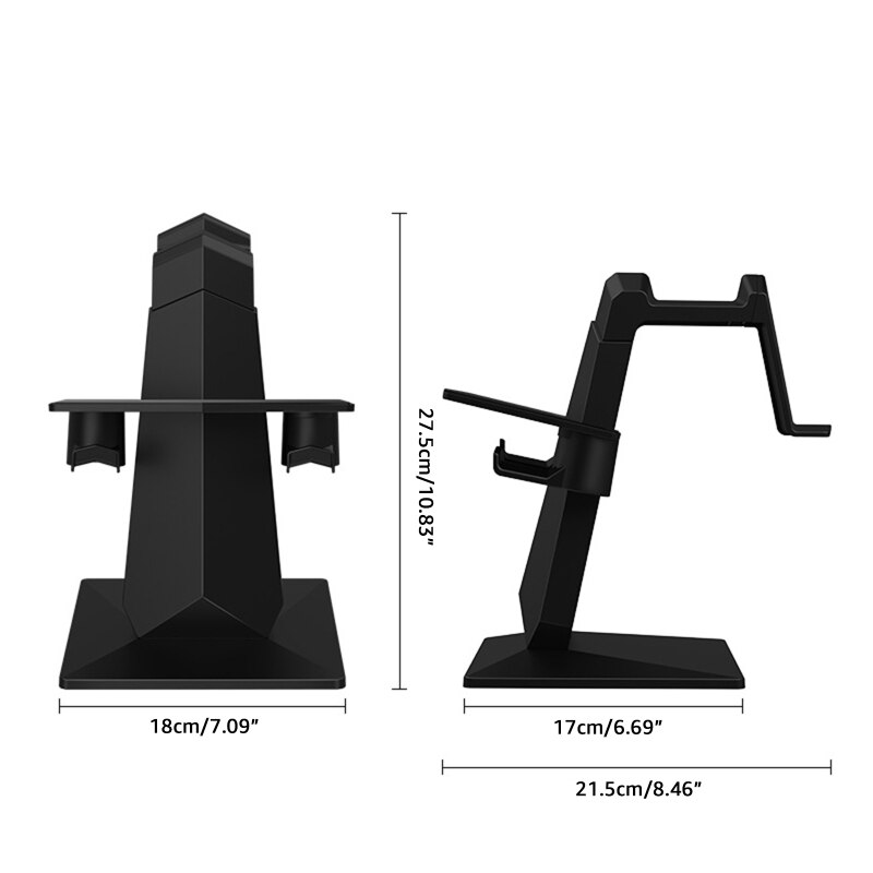 XX9A Universal VR Stand Headset Storage Bracket Controller Organizer Virtual Reality Display Holder for Oculus Quest/Q2/Rift