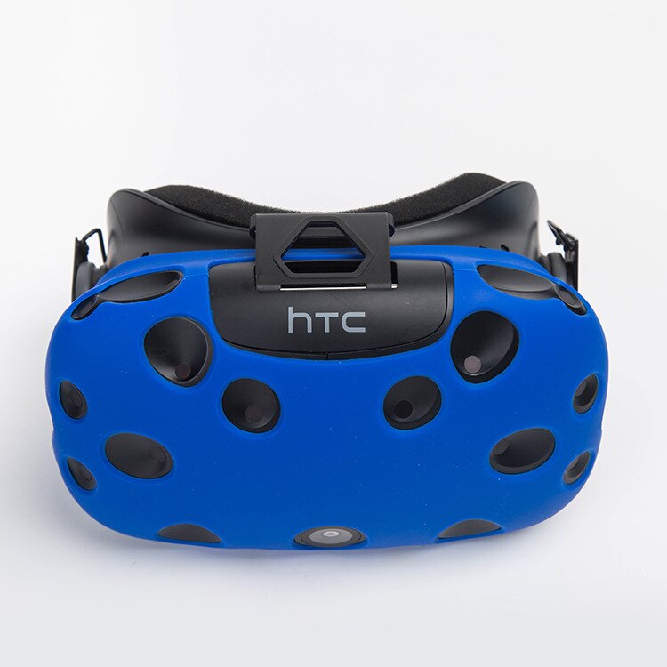 Voor Htc Vive Headset Vr Silicone Case Cover Vr Bril Helm Controller Handvat Case Skin Shell Virtual Reality Accessoires