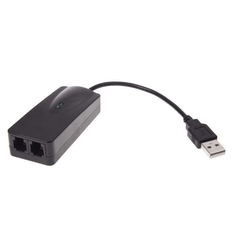 Módem V.90/92 para Win7 32 64 bits XP 2 puertos USB 56 K