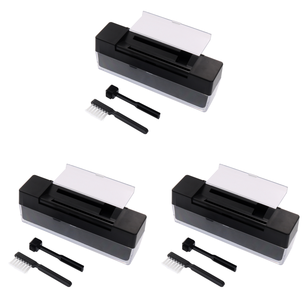 1-10Set Anti Static Vinyl Record Cleaner Dust Remover Brush for Phonograph Turntables Vinyl Records Player Cleaning Tools Kit: Blue