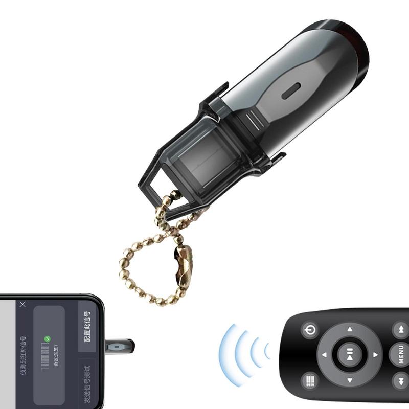 Smartphone IR Adapter, iOS Type-C IR Emitter, TV IR Wireless Remote Control Simulator, Fits For iPhone 13 14 & Android Phones