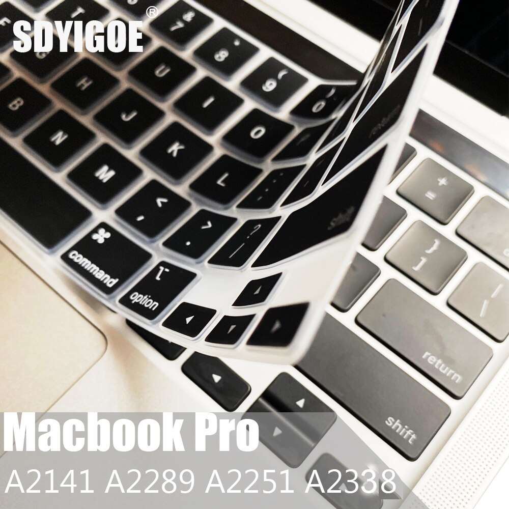 SDYIGOE Laptop Tastatur Schutzhülle für Macbook Pro13 M1 A2338/A2289/A2251 Tastatur Abdeckung für Macbook pro16 a2141 Neue