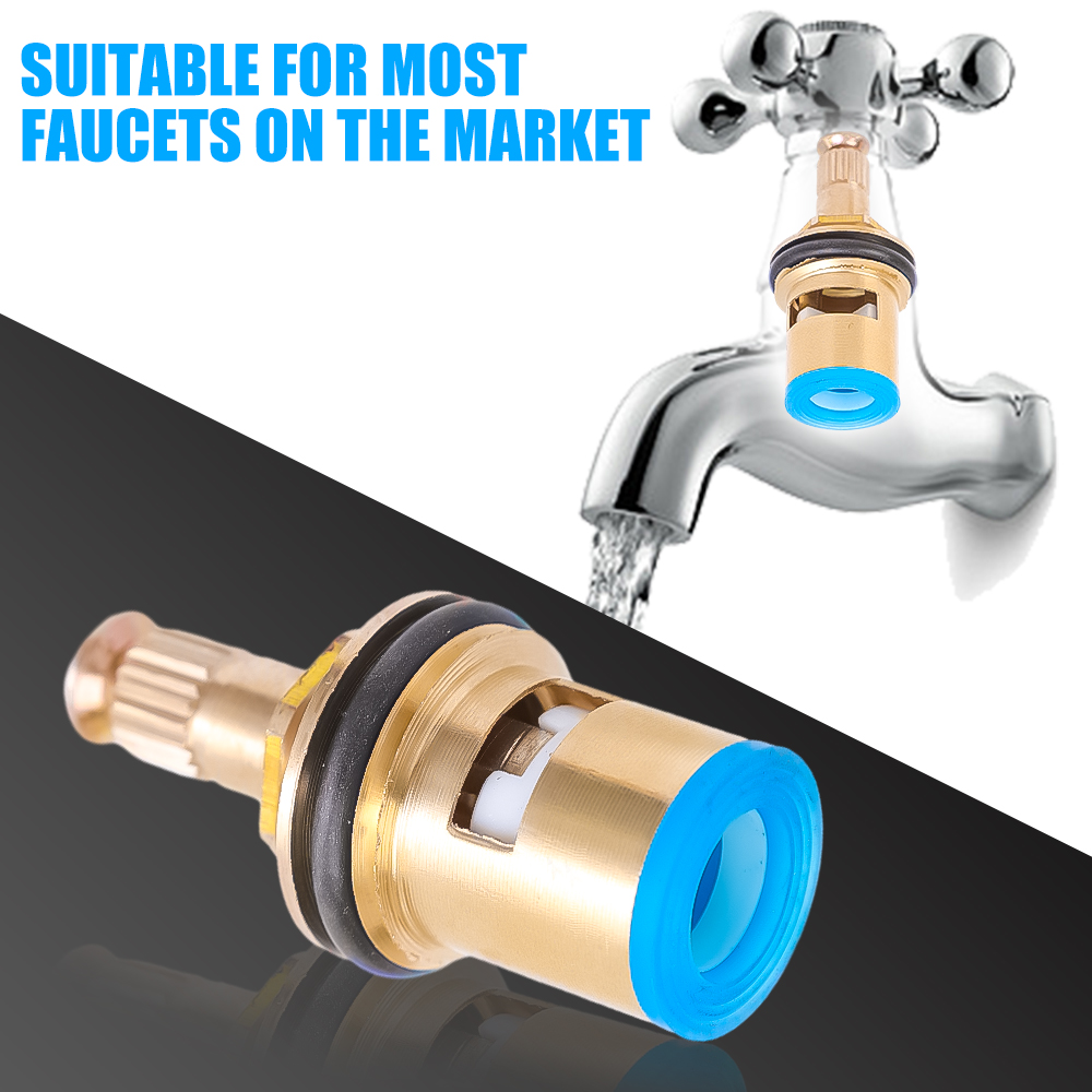 5/1PCS Universal Faucet Cartridge Replacement Tap Valves Brass Faucet Valve Bathroom Faucet Repair Part Kitchen Tap Accessories
