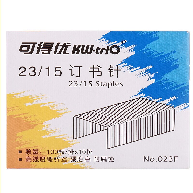 Heavy Duty Stapler Staples 23/15 1000 Count/Box Silver Metal Booking Binding Staples 120 Sheets Office Binder Supplies