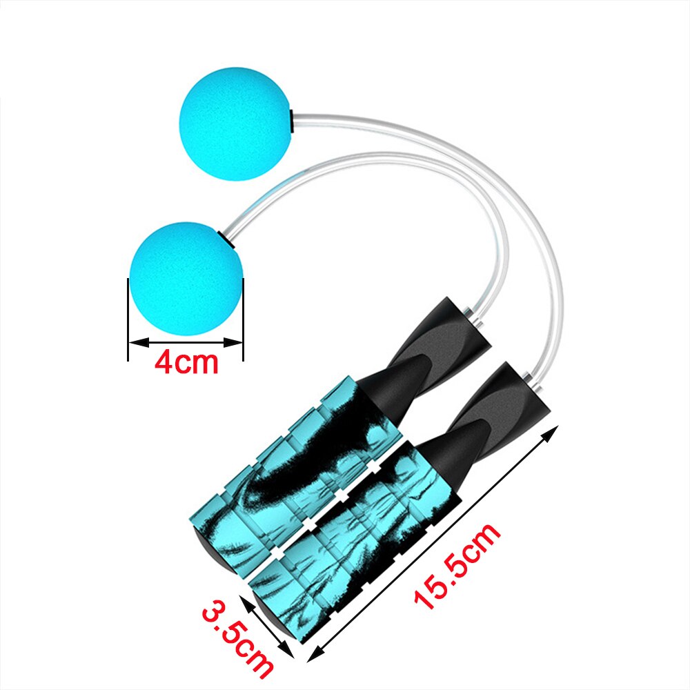 Unisex speed rope verzwaard touwloos springtouw voor double unders oefening bokstraining fitness draadloos springtouw indoor gym