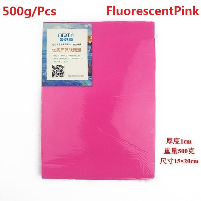 2019 nya 500g mjuk lera manuell giftfri e-skydd färg lera skulptur plasticine polymer barn student: N30