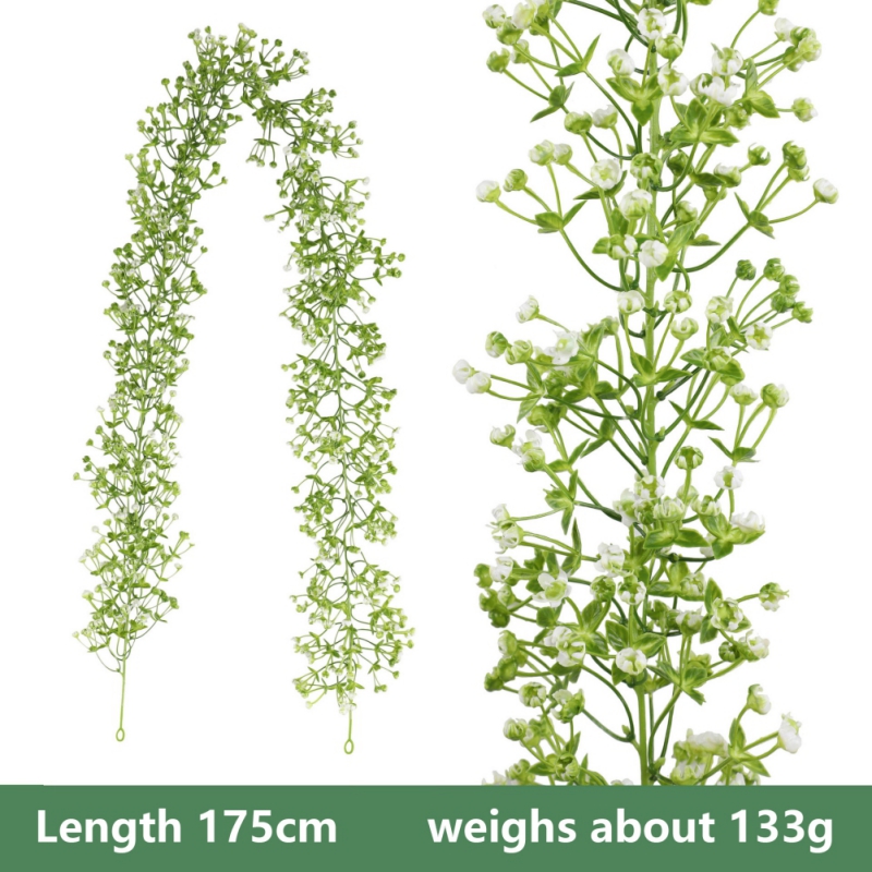 1.8m piante artificiali viti matrimonio piante decorativo disposizione della parete casa bagno decorazione accessori fiori artificiali: in profondità rosa