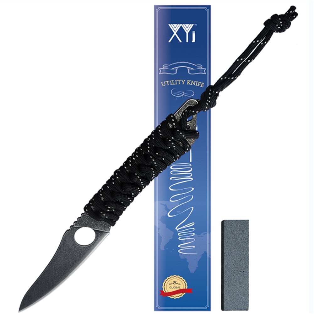 Cuchillo de cocina de acero de alto carbono para Chef, Piedra afiladora, caja de de 3,5 pulgadas, pelador de fruta, rebanador, lavado de piedra: C 3PCS 3.5 INCH
