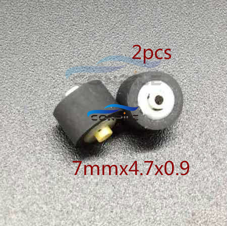 2 uds 7mm x 4,7x0,9 rodillo de pellizco polea de correa de rueda de goma para grabadora de cinta de audio reproductor de casete